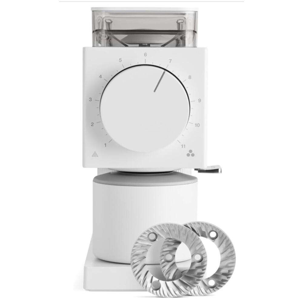 Fellow Ode Gen 2 Burr Coffee Grinder White 31 Settings Open Box